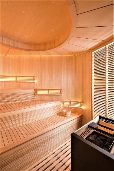 Traditional Sauna With Aromatherapy