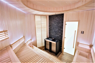 Traditional Sauna With Aromatherapy