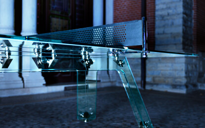 LUNGOLINEA Crystal Ping Pong Table