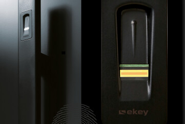 ekey finger scanner "arte" in black ekey finger scanner "arte" in black
