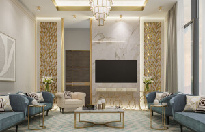Interior Design of Modern Luxury Residence