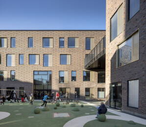School yard and learning spaces