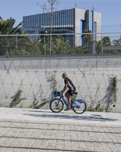 The Central Axis of the new Multimodal Hub in Nice