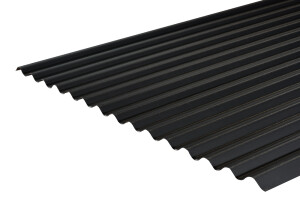Cladco 13/3 Corrugated Sheets in Anthracite PVC 0.7mm thickness