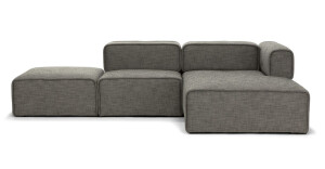 Quadra Mineral Taupe Sectional
