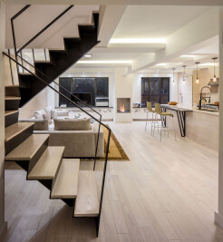 Trapeze Stair Apartment