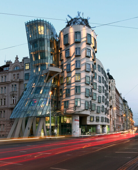 The Dancing House is one of the most famous buildings in the Czech capital.