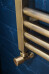 Midas brushed brass finish towel rail