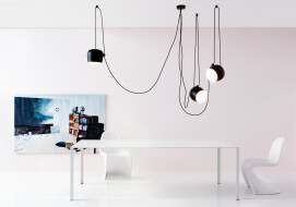 Aim pendant lamp by Flos offering flexibility in positioning