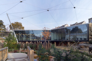 Restaurant and Aviary at the Antwerp Zoo