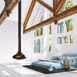 Callista | Double-Sided Suspended Vapor-Fire Fireplace