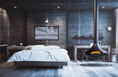 Callista | Single-Sided Suspended Vapor-Fire Fireplace