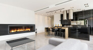 72 Inch Single-Sided | Built-In Linear Vapor-Fire Fireplace