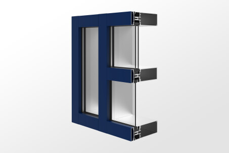 YCW 750 OG Open Back Curtain Wall System