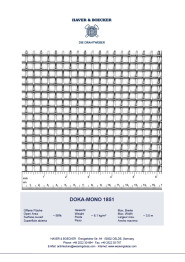 HAVER Architectural Mesh DOKA-MONO 1851