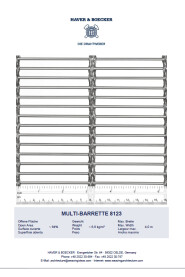 Data Sheet MULTI-BARRETTE 8123