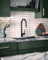 STō Pulldown Kitchen Faucet in Moen’s Fusion Dual-Tone Finish