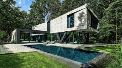 Villa NEO  I  Concrete House by Querkopf Architekten