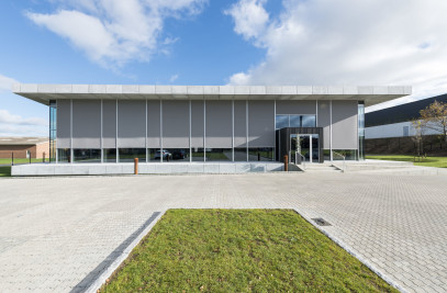 Modern office building of AC Group A/S, Denmark