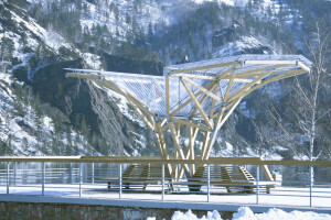 Viewing Platform With Canopy And Amphitheater