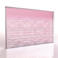 CHORUS decorative glass with ceramic inks for privacy