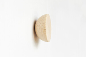 Round Beech Wood Wall Hook / Knob