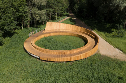 Pedestrian Path and View Terrace