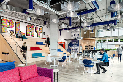 In STUDIO Designs Fun into Toronto Toy Company Spin Master's Headquarters -  Interior Design
