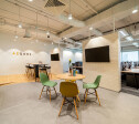 Azqore open plan workspace design done by Space Matrix