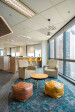Best office interior design by Space Matrix for Forrester Singapore - Collaboration Area - Blue