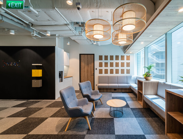 The latest office design trends include designing for a view, natural light and spaces for people to relax - Azqore by Space Matrix - 1