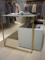 Retail Clothing Store Fixtures In Brass