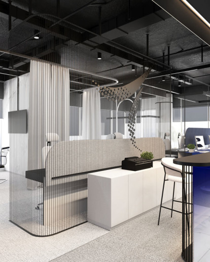 Amaar Real Estate Modern Office Interior Design Comelite