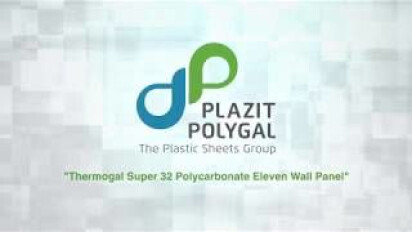 Plazit-Polygal: Thermogal Super 32mm Polycarbonate 11-Wall Panel