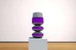 MA2 Sculpture Chrome & Violet Concept