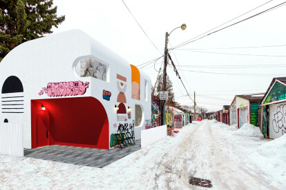 Graffiti Laneway House