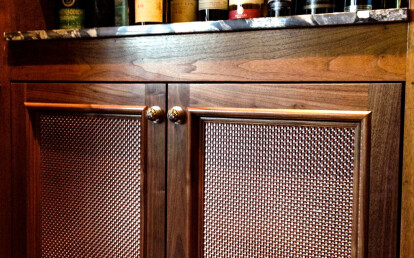 S-16 copper mesh for cabinetry