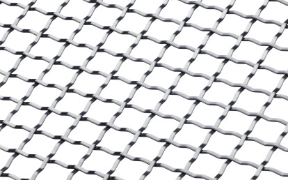 S-40 woven wire mesh pattern in Stainless Steel