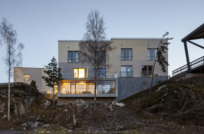 Viikinmäki - housing on the rocks
