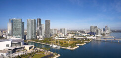Zaha Hadid's One Thousand Museum in Miami features aquatic center