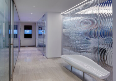 Architectural Glass Design for Louis Vuitton, Beijing China, Nathan Allan  Glass Studios