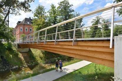 Timber-Granite Hybrid Bridge