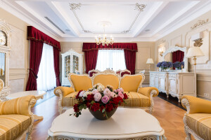 Classical Penthouse interior design, Bucharest