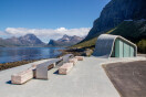 Uredd rest area along Norwegian Scenic Route