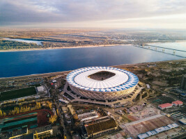 Football stadium for FIFA 2018 in Volgograd