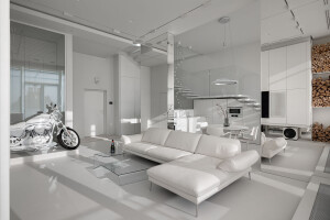white penthouse