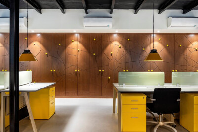Golden ikon office design