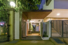 The design philosophy of the residence is testament to the client's brief - modern meets traditional.