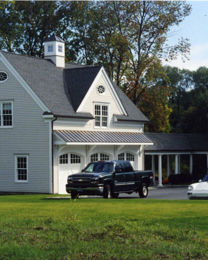 Detached garage addition