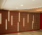 Picture of the pattern wall (with hidden door)
